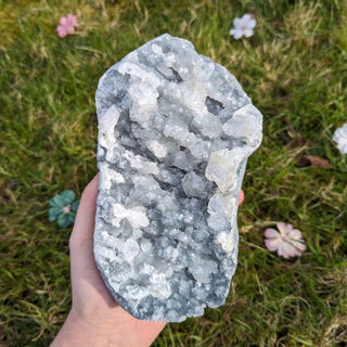 A beautiful apophyllite geode