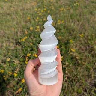 Selenite Spiral Towers