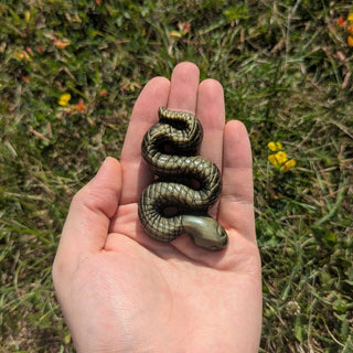 Gold Sheen Obsidian Snake